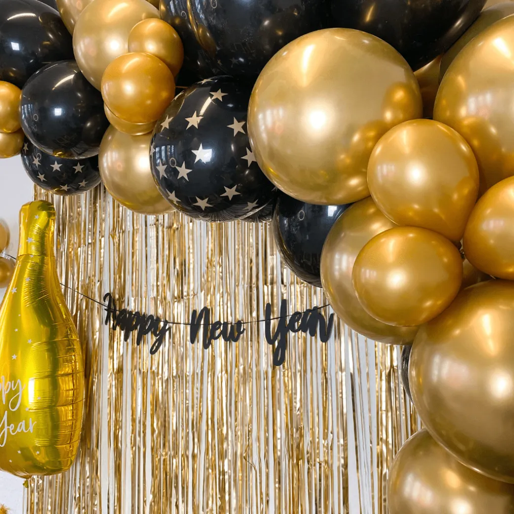Girlande "Happy New Year" Ø 70cm