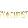 Girlande Merry Christmas Gold