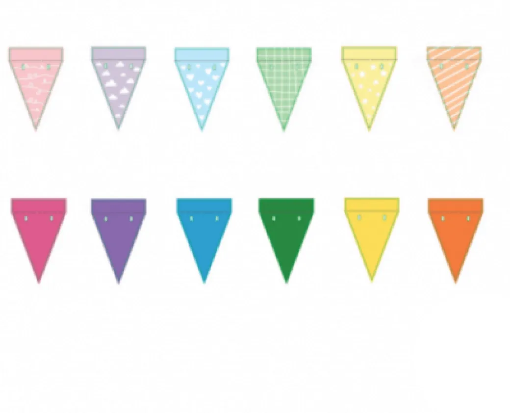 Girlande Regenbogen & Pastell 2-in-1 DIY
