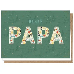 Grußkarte "Danke Papa"
