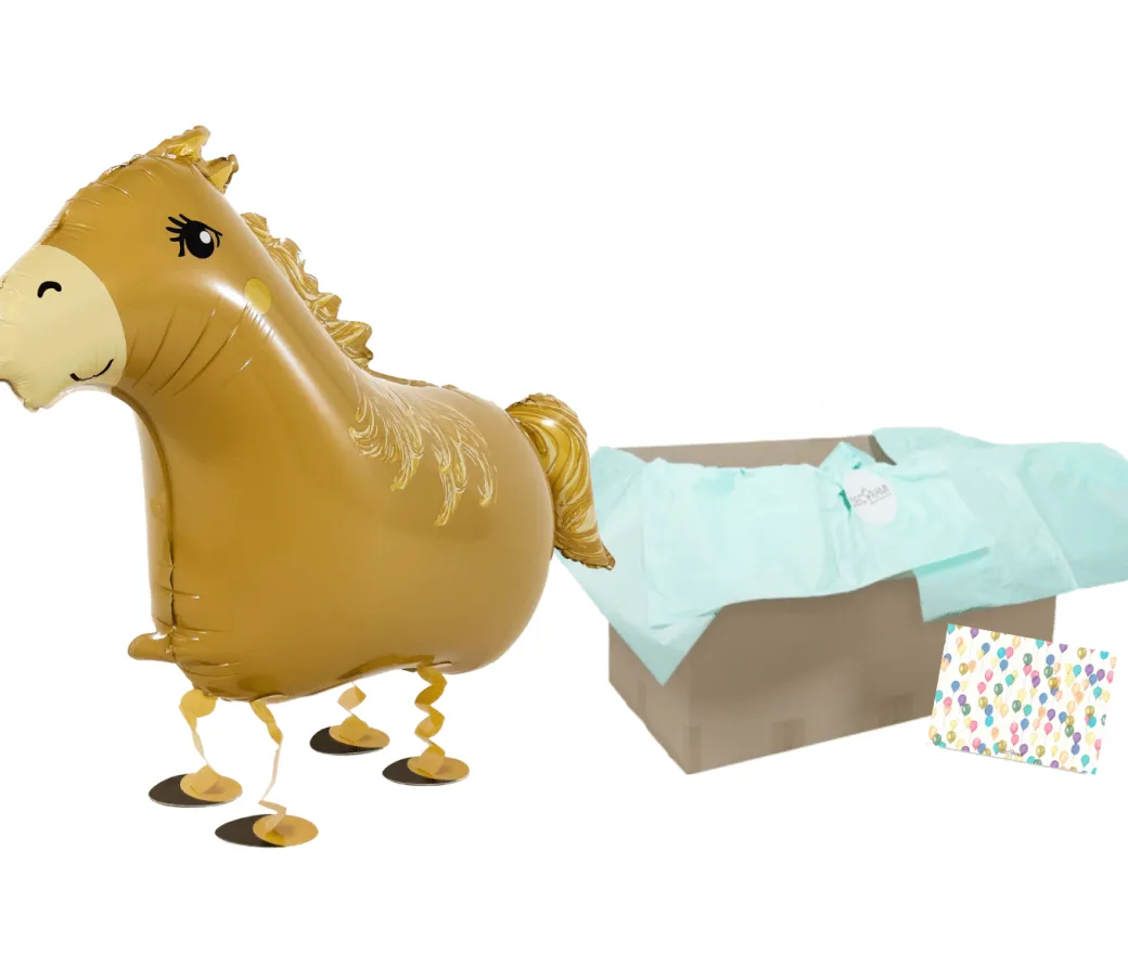 Heliumballon-Geschenk Airwalker Pony