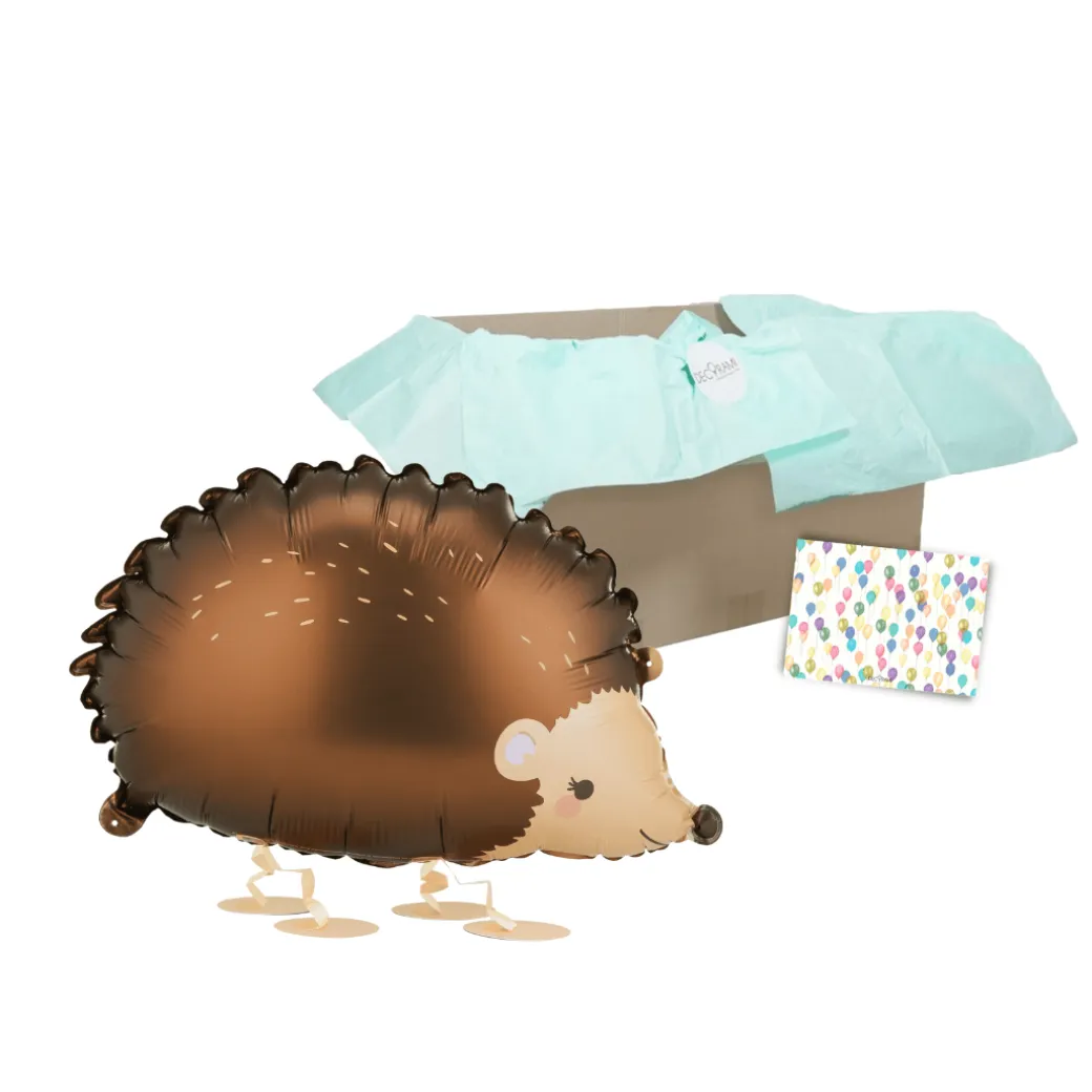 Heliumballon-Geschenk Airwalker Igel