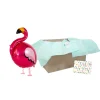 Heliumballon-Geschenk Airwalker Flamingo