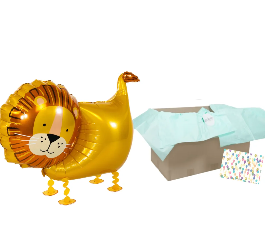 Heliumballon-Geschenk Airwalker Löwe