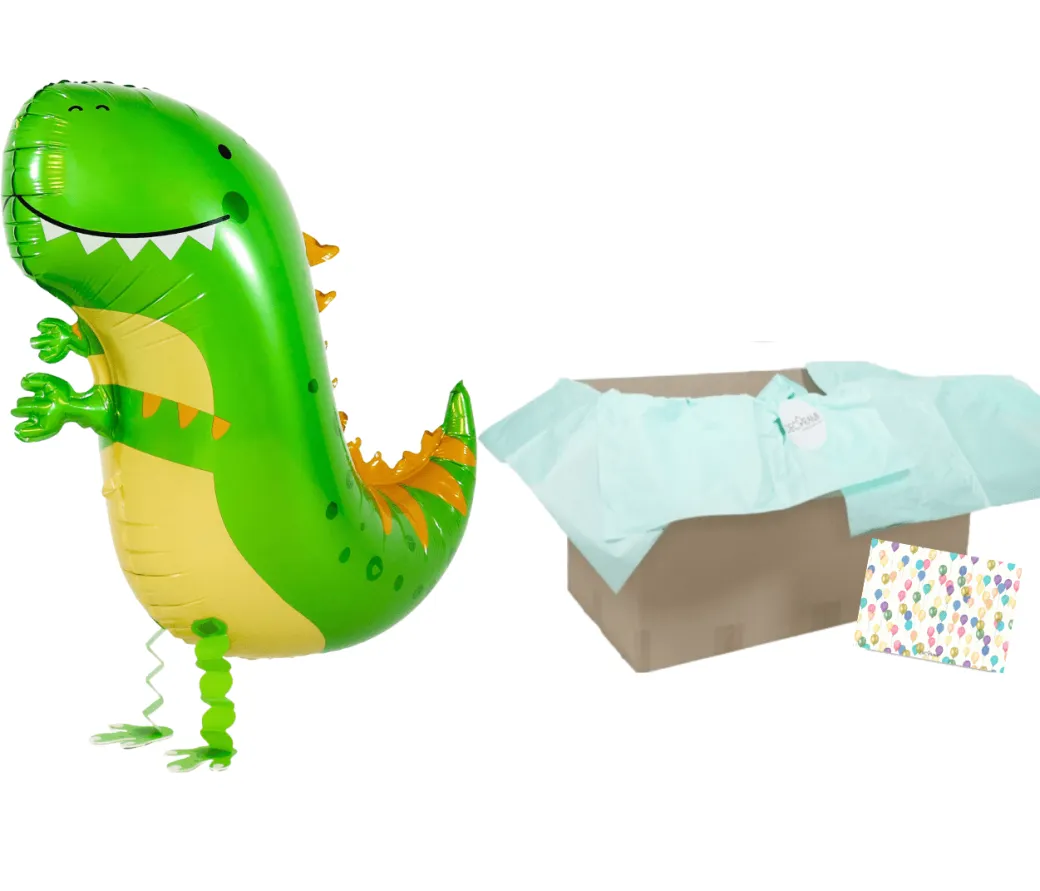Heliumballon-Geschenk Airwalker Süßer Dino