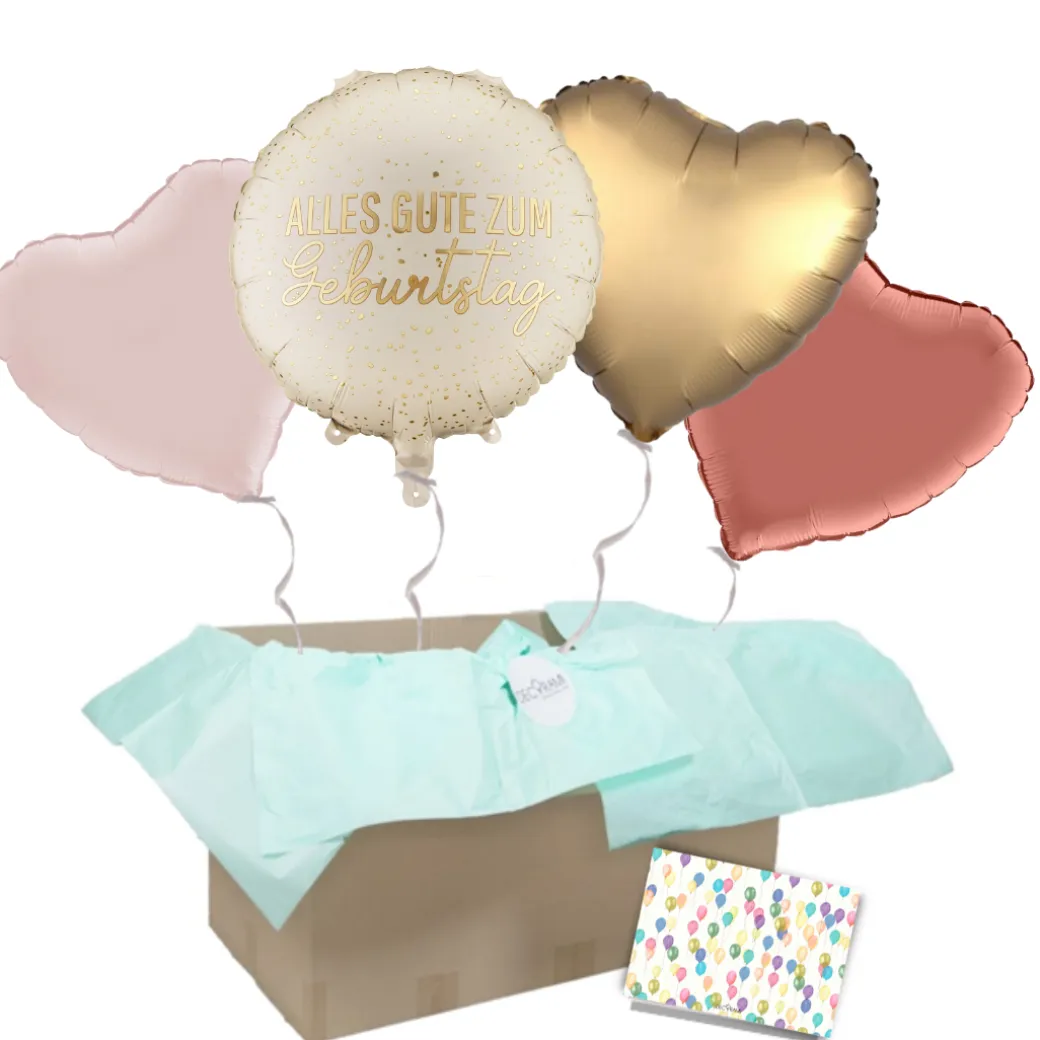 Heliumballon-Geschenk "Alles Gute zum Geburtstag"