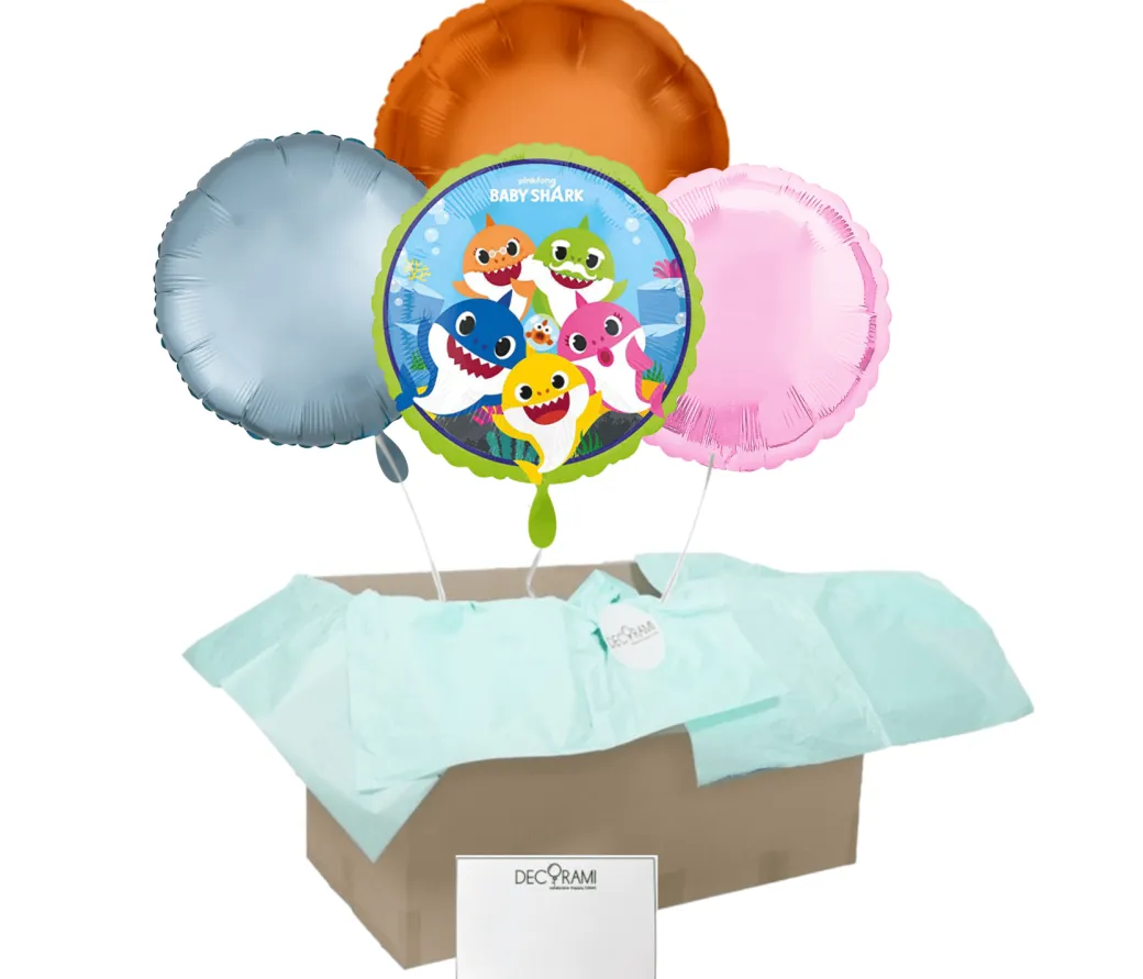 Heliumballon-Geschenk Baby Shark