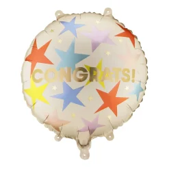 Heliumballon-Geschenk "Congrats!" Sterne