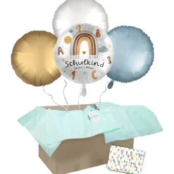 Heliumballon-Geschenk Einschulung "Schulkind - Ich bin 1. Klasse!"