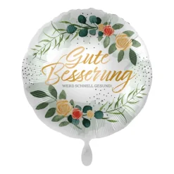 Heliumballon-Geschenk "Gute Besserung, werd schnell wieder gesund"