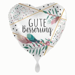 Heliumballon-Geschenk "Gute Besserung" Boho