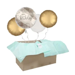Heliumballon-Geschenk "Happy Birthday" Chic