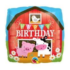 Heliumballon-Geschenk "Happy Birthday" Farm