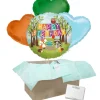 Heliumballon-Geschenk "Happy Birthday" Waldtiere