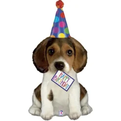 Heliumballon-Geschenk "Happy Birthday" Puppy
