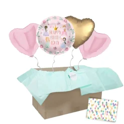 Heliumballon-Geschenk "Happy Birthday" Prinzessin