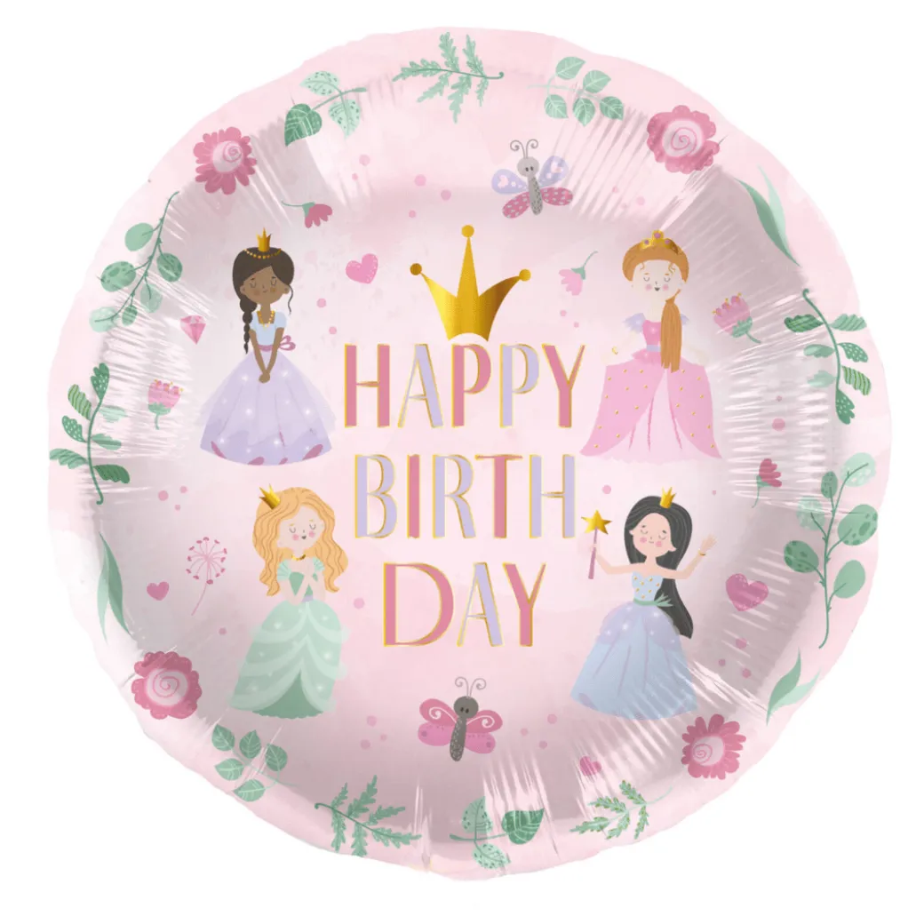 Heliumballon-Geschenk "Happy Birthday" Prinzessin
