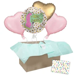 Heliumballon-Geschenk "Happy Birthday" Gepard