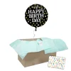 Heliumballon-Geschenk "Happy Birthday" Sparkling
