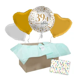 Heliumballon-Geschenk "39+1 Happy birthday!"