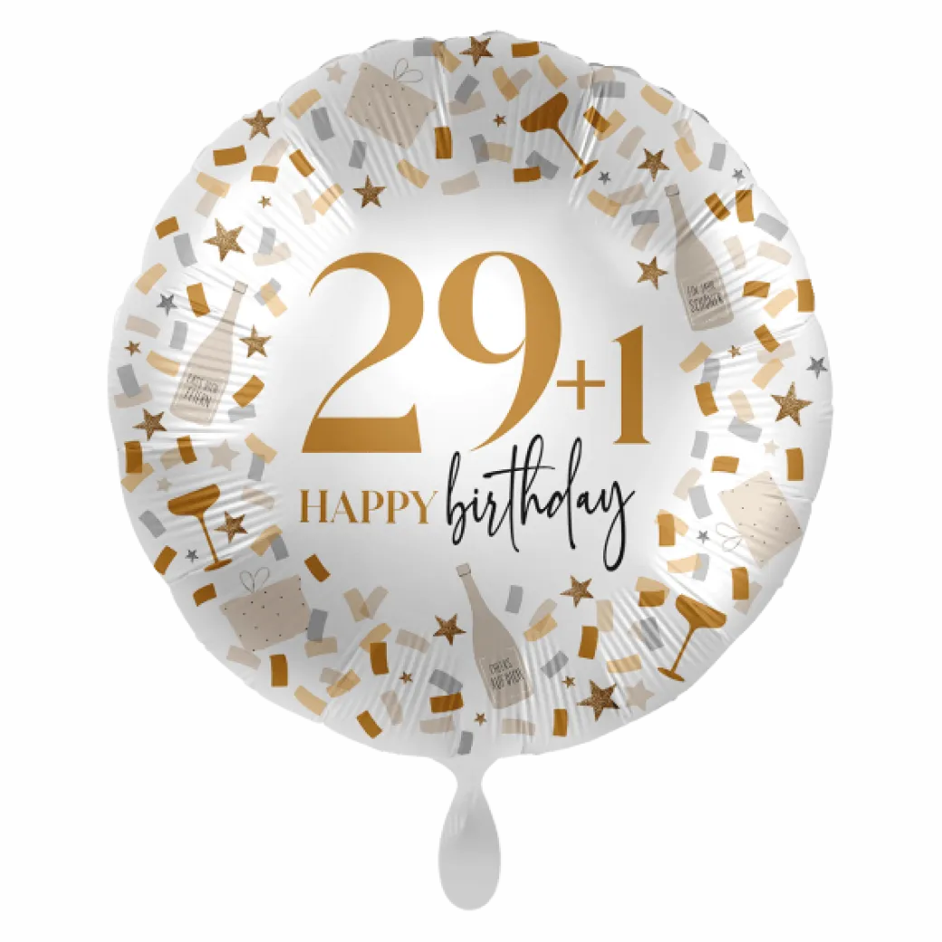 Heliumballon-Geschenk "29+1 Happy birthday!"