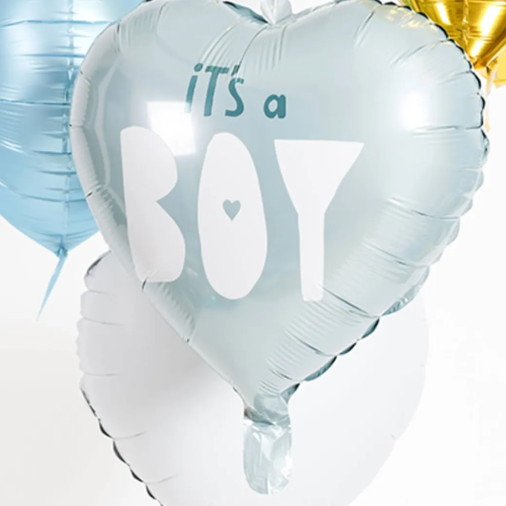 Heliumballon-Geschenk "It's a Boy" Herz