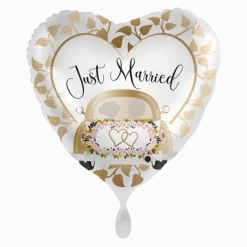 Heliumballon-Geschenk ''Just Married''