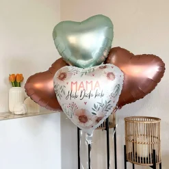 Heliumballon-Geschenk "Mama, Hab Dich lieb"