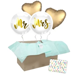 Heliumballon-Geschenk "Mr & Mrs"