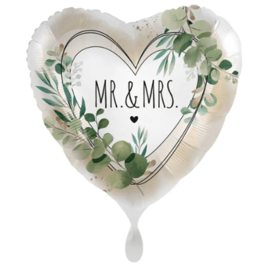 Heliumballon-Geschenk "Mr. & Mrs."