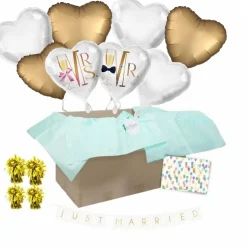 Heliumballon-Geschenk Wedding Set XL