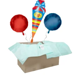 Heliumballon-Geschenk XXL Schultüte Blau