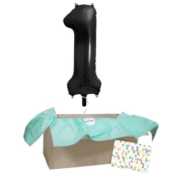 Heliumballon-Geschenk 1 XXL Wunschzahl