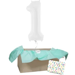 Heliumballon-Geschenk 1 XXL Wunschzahl