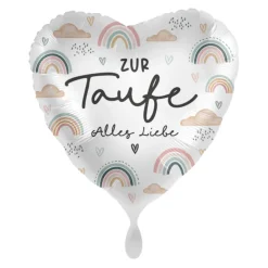 Heliumballon-Geschenk "Zur Taufe Alles Liebe"