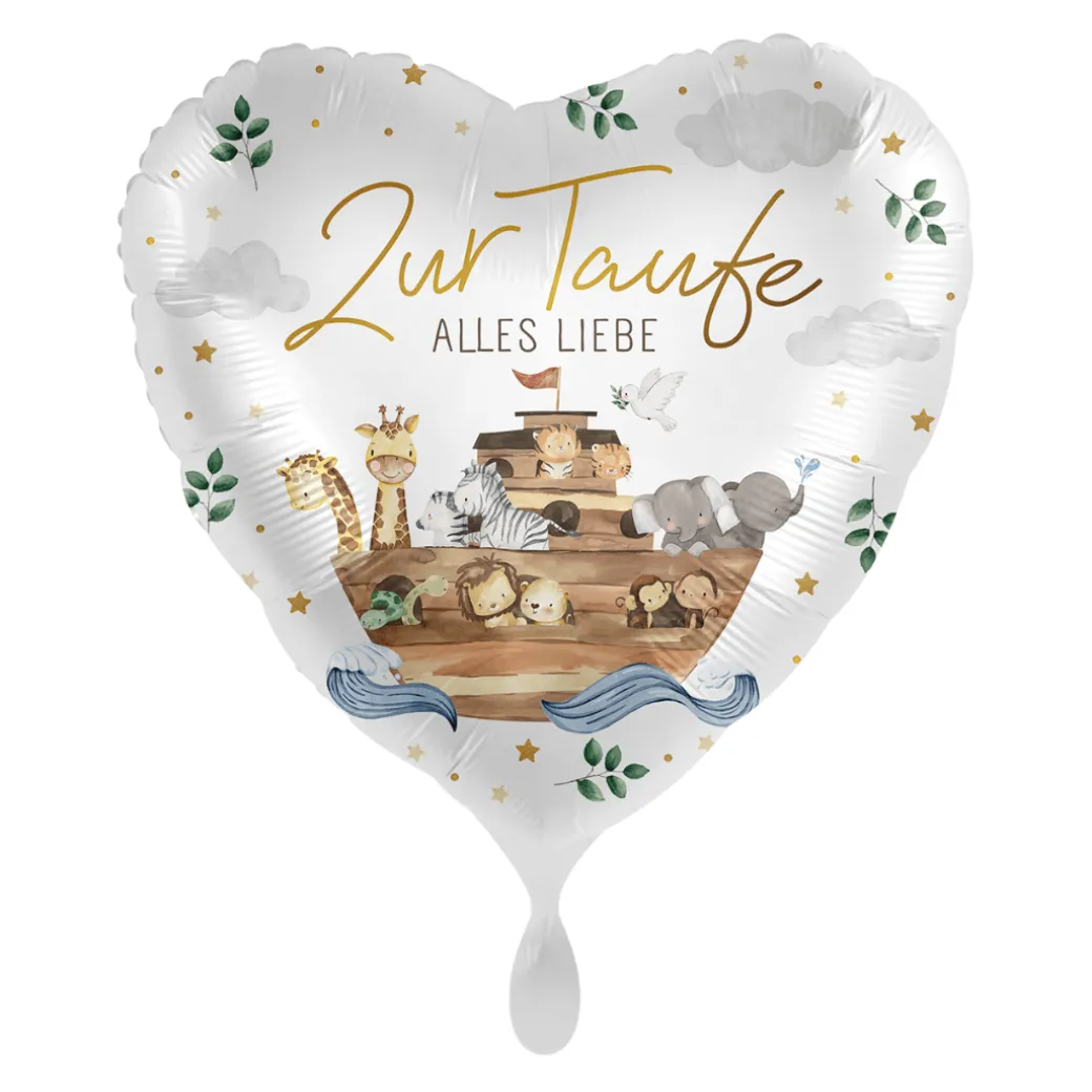 Heliumballon-Geschenk "Zur Taufe - Alles Liebe"