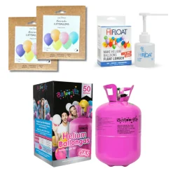 Helium-Set Party inkl. 40-50 Luftballons & Hi-Float