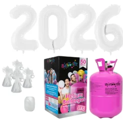 Helium-Set Silvester XXL "2026"