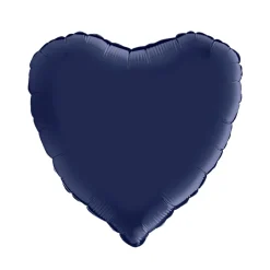 Herzballon Dunkelblau