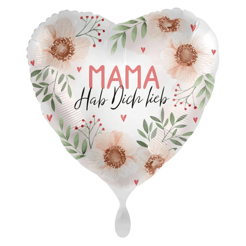 Herzballon "MAMA - Hab Dich lieb"