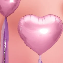 Herzballon Rosa