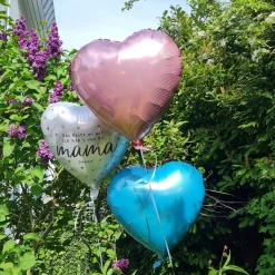 Herzballon Rosa