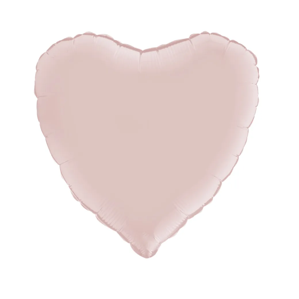 Herzballon Rosa Pastell