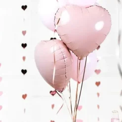 Herzballon Rosa Pastell