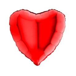 Herzballon Rot