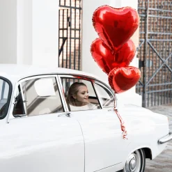 Herzballon Rot