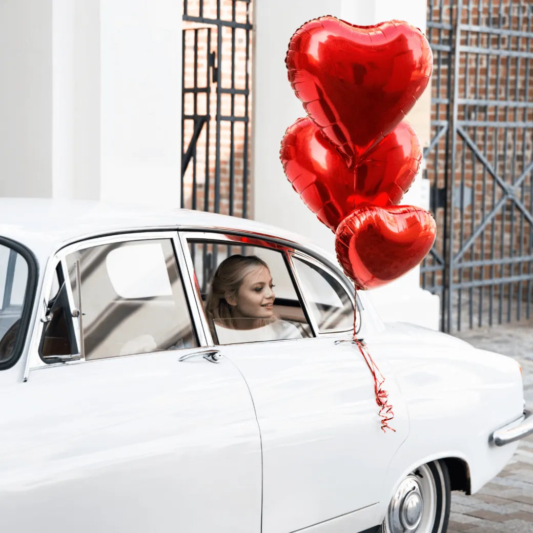 Herzballon Rot
