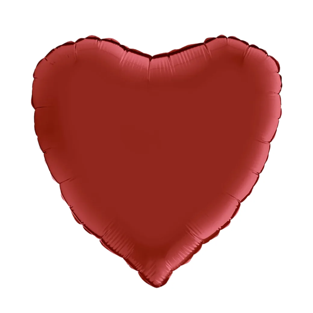 Herzballon Rot Satin