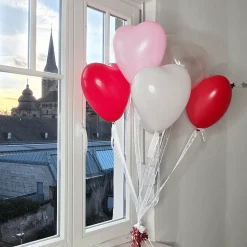Herzballon-Set Deluxe Romantik-Mix 20 Stk.