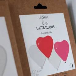 Herzballon-Set Deluxe Romantik-Mix 20 Stk.